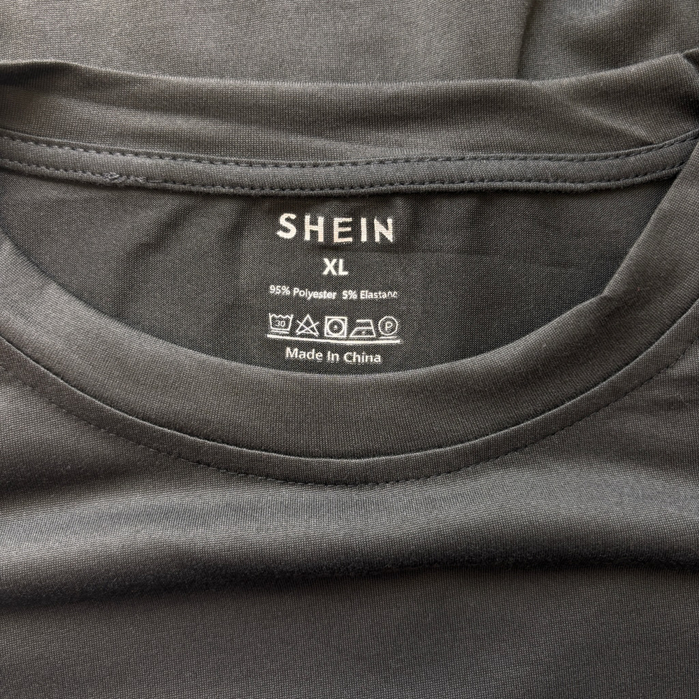 SHEIN Men's XL Black Paris Graphic Short Sleeve T-Shirt Casual Streetwear NIB - Picture 4 of 5